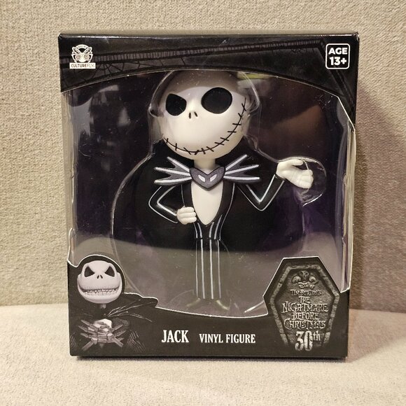 CultureFly Disney Tim Burton's the Nightmare Before Christmas Jack Vinyl Figure - Picture 1 of 10